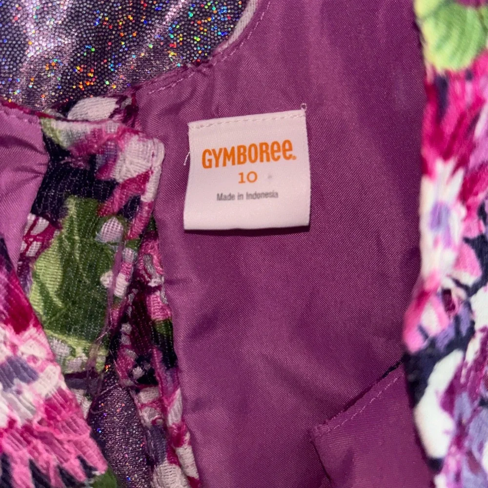 Gymboree Purple Floral Girls Dress